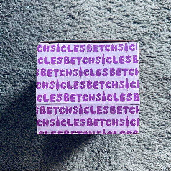 Betches x FabFitFun Purple Pink 6 Betchsicles Champagne Ice Pop Molds NWT - Picture 4 of 9